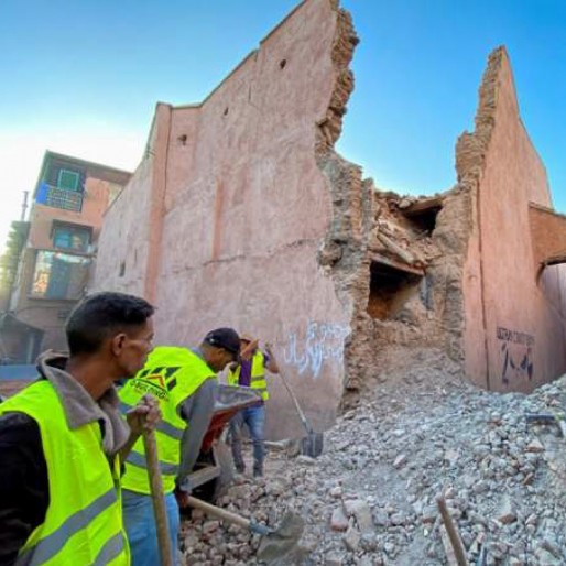 الحملة العاجلة لإغاثة متضرري زلزال المغرب